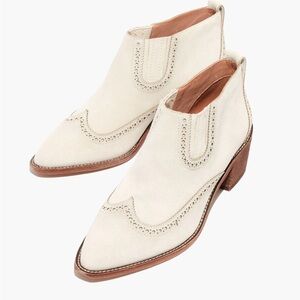 Madewell Grayson Brogue Chelsea ankle boots size 8.5